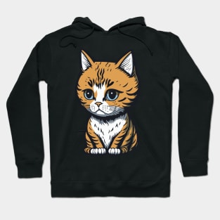 Cool Feline in Shades: Whiskered Purrfection for Cat Miaw Lovers Hoodie